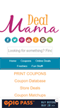 Mobile Screenshot of dealmama.com